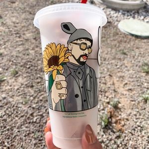 Bad Bunny Starbucks Cup